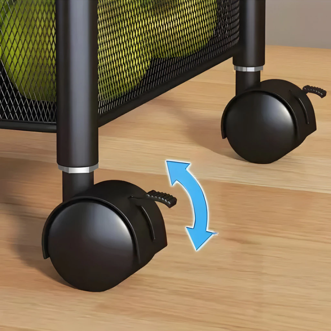 Fruteira Giratória com Rodinhas