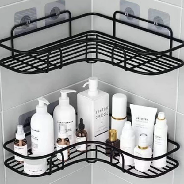 Prateleiras de Canto para Banheiro sem Furos - PAGUE 1 LEVE 2