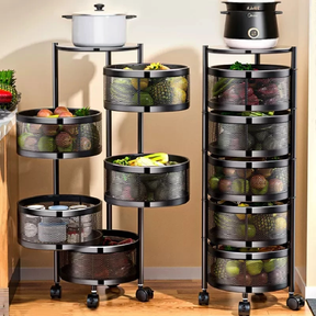 Fruteira Giratória com Rodinhas