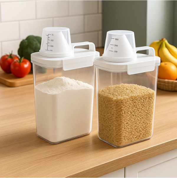 Pote Hermético com Copo Medidor - Zinova