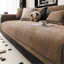 Capa de Sofá Chenille Antiderrapante Pet Friendly para Sala - Zinova