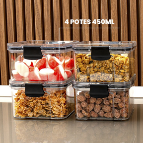 Kit Pote Hermético Zinova - PAGUE 1 LEVE 4