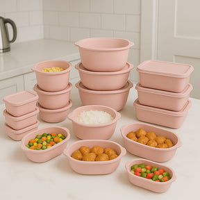 Kit 15 Potes Herméticos de Alimentos - Zinova