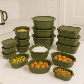 Kit 15 Potes Herméticos de Alimentos - Zinova