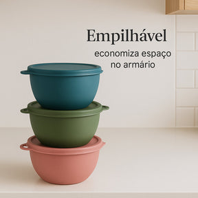 Kit 15 Potes Herméticos de Alimentos - Zinova