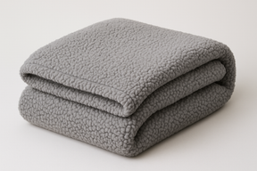 Manta Sherpa Cinza 150x200cm - Super Macia