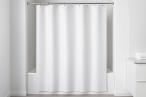 Cortina Box Impermeável Branca - 180x200cm Anti-Mofo