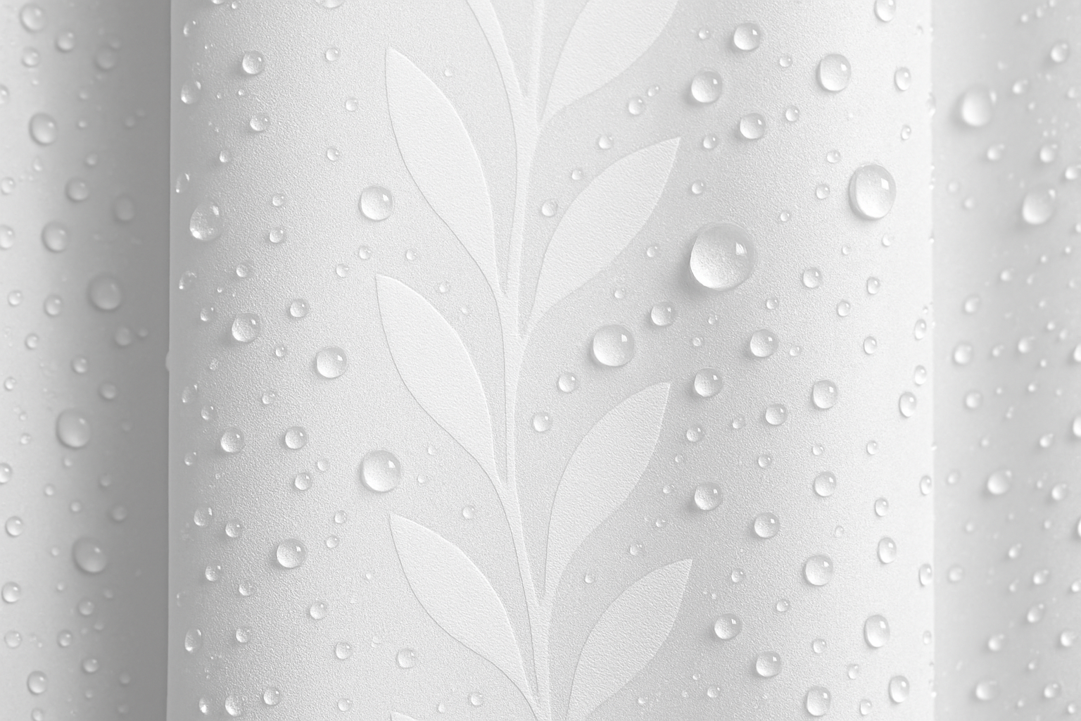 Cortina Box Impermeável Branca - 180x200cm Anti-Mofo