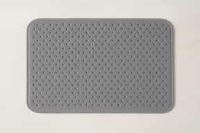 Tapete Banheiro Antiderrapante Cinza - 60x40cm Segurança