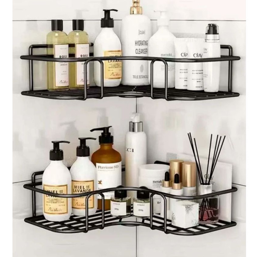 Prateleiras de Canto para Banheiro sem Furos - PAGUE 1 LEVE 2