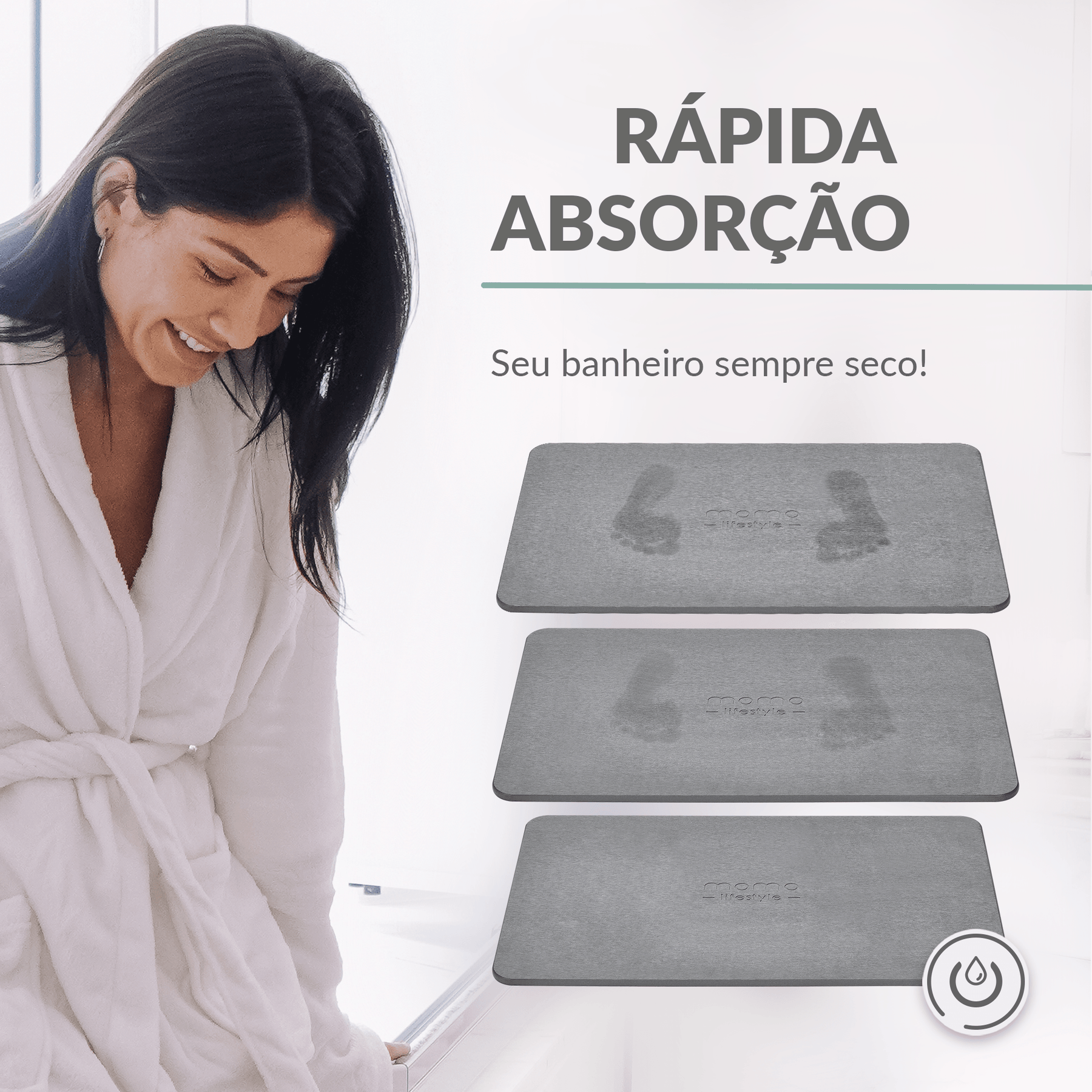 Tapete para banheiro Dritomita | Dedock